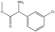 Methyl 2-aMino-2-(3-chlorophenyl)acetate CAS#: 532987-11-4