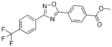 Methyl 4-(3-(4-(trifluoromethyl)phenyl)-1,2,4-oxadiazol-5-yl)benzoate CAS#: 480390-86-1