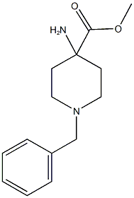 Methyl 4-amino-1-benzyl-piperidine-4-carboxylate CAS#: 57611-57-1