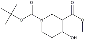 Methyl N-Boc-4-hydroxypiperidine-3-carboxylate CAS#: 406212-51-9