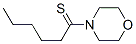 Morpholine,  4-(1-thioxohexyl)-  (9CI) CAS#: 5310-05-4