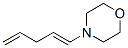 Morpholine, 4-(1,4-pentadienyl)- (9CI) CAS#: 58369-83-8