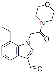 Morpholine, 4-[(7-ethyl-3-formyl-1H-indol-1-yl)acetyl]- (9CI) CAS#: 593237-23-1