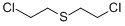 Mustard gas CAS#: 505-60-2