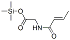 N-(1-Oxo-2-butenyl)glycine trimethylsilyl ester CAS#: 55836-39-0
