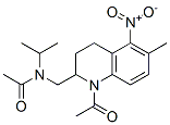N-[(1-acetyl-1,2,3,4-tetrahydro-6-methyl-5-nitro-2-quinolyl)methyl]-N-(1-methylethyl)acetamide CAS#: 56181-75-0