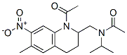 N-[(1-acetyl-1,2,3,4-tetrahydro-6-methyl-7-nitro-2-quinolyl)methyl]-N-isopropylacetamide CAS#: 53425-82-4