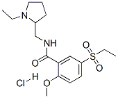 N-[(1-ethyl-2-pyrrolidinyl)methyl]-5-(ethylsulphonyl)-2-methoxybenzamide hydrochloride CAS#: 55619-22-2