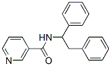 N-(1,2-diphenylethyl)nicotinamide CAS#: 553-06-0