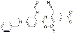 N-[2-[(2-cyano-4,6-dinitrophenyl)azo]-5-[ethyl(phenylmethyl)amino]phenyl]acetamide CAS#: 50963-62-7