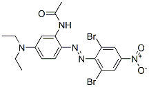 N-[2-[(2,6-dibromo-4-nitrophenyl)azo]-5-(diethylamino)phenyl]acetamide CAS#: 52583-53-6
