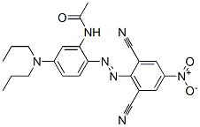 N-[2-[(2,6-dicyano-4-nitrophenyl)azo]-5-(dipropylamino)phenyl]acetamide CAS#: 56532-53-7