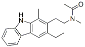 N-[2-(3-Ethyl-1-methyl-9H-carbazol-2-yl)ethyl]-N-methylacetamide CAS#: 55320-31-5