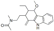 N-[2-(3-Ethyl-2,3,4,9-tetrahydro-4-methoxy-1-methylene-1H-carbazol-2-yl)ethyl]-N-methylacetamide CAS#: 55320-30-4
