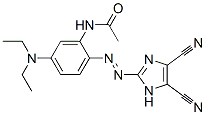 N-[2-[(4,5-dicyano-1H-imidazol-2-yl)azo]-5-(diethylamino)phenyl]acetamide CAS#: 57564-13-3