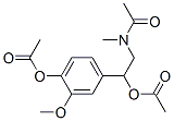 N-[2-(Acetyloxy)-2-[4-(acetyloxy)-3-methoxyphenyl]ethyl]-N-methylacetamide CAS#: 55145-64-7