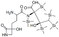 N-[2-Amino-4-(3-hydroxy-2-oxo-3-azetidinyl)-1-oxobutyl]pentakis(trimethylsily)-L-threonine CAS#: 56247-34-8