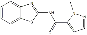 N-2-Benzothiazolyl-1-methyl-1H-pyrazole-5-carboxamide CAS#: 404904-30-9
