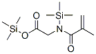 N-(2-Methyl-1-oxo-2-propenyl)-N-(trimethylsilyl)glycine trimethylsilyl ester CAS#: 55557-27-2