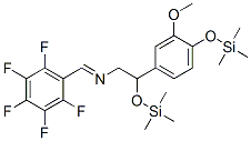 N-[2-Trimethylsilyloxy-2-(3-methoxy-4-trimethylsilyloxyphenyl)ethyl](pentafluorophenyl)methanimine CAS#: 55517-87-8