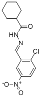 N'-{2-chloro-5-nitrobenzylidene}cyclohexanecarbohydrazide CAS#: 468102-82-1