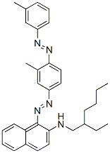 N-(2-ethylhexyl)-1-[[3-methyl-4-[(3-methylphenyl)azo]phenyl]azo]naphthalen-2-amine CAS#: 56358-10-2