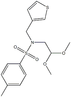 N-(2,2-DiMethoxyethyl)-4-Methyl-N-(thiophen-3-ylMethyl)benzenesulfonaMide CAS#: 58754-96-4