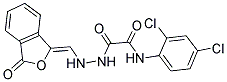 N-(2,4-DICHLOROPHENYL)-2-OXO-2-(2-([3-OXO-2-BENZOFURAN-1(3H)-YLIDEN]METHYL)HYDRAZINO)ACETAMIDE CAS#: 477852-85-0