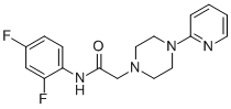 N-(2,4-DIFLUOROPHENYL)-2-[4-(2-PYRIDINYL)PIPERAZINO]ACETAMIDE CAS#: 477320-15-3