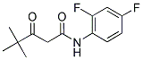 N-(2,4-DIFLUOROPHENYL)-4,4-DIMETHYL-3-OXOPENTANAMIDE CAS#: 497059-96-8