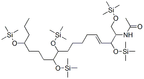 N-[2,9,10,14-Tetrakis[(trimethylsilyl)oxy]-1-[[(trimethylsilyl)oxy]methyl]-3-heptadecenyl]acetamide CAS#: 56247-92-8