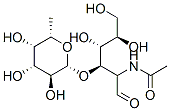 N-[(2R,3R,4R,5R)-4,5,6-trihydroxy-1-oxo-3-[(2R,3S,4R,5S,6S)-3,4,5-trihydroxy-6-methyl-oxan-2-yl]oxy-hexan-2-yl]acetamide CAS#: 52630-68-9