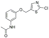 N-(3-[(2-CHLORO-1,3-THIAZOL-5-YL)METHOXY]PHENYL)ACETAMIDE CAS#: 453557-52-3