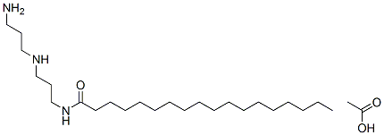 N-[3-[(3-aminopropyl)amino]propyl]stearamide monoacetate CAS#: 53505-74-1