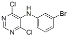 N-(3-BROMOPHENYL)-4,6-DICHLOROPYRIMIDIN-5-AMINE CAS#: 454685-38-2