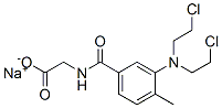 N-[3-Bis(2-chloroethyl)amino-4-methylbenzoyl]glycine sodium salt CAS#: 52616-26-9