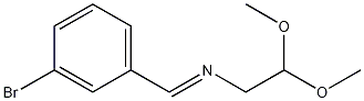 N-[(3-Bromophenyl)methylene]-2,2-dimethoxyethanamine CAS#: 497863-61-3