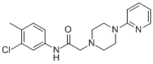N-(3-CHLORO-4-METHYLPHENYL)-2-[4-(2-PYRIDINYL)PIPERAZINO]ACETAMIDE CAS#: 477333-98-5
