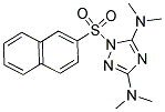 N-[3-(DIMETHYLAMINO)-1-(2-NAPHTHYLSULFONYL)-1H-1,2,4-TRIAZOL-5-YL]-N,N-DIMETHYLAMINE CAS#: 478032-17-6