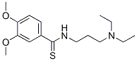 N-[3-(Diethylamino)propyl]-3,4-dimethoxybenzothioamide CAS#: 47167-71-5