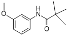 N-(3-METHOXYPHENYL)-2,2-DIMETHYLPROPANAMIDE CAS#: 56619-93-3