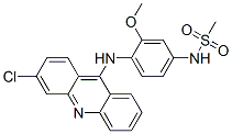 N-[3-Methoxy-4-[(3-chloroacridine-9-yl)amino]phenyl]methanesulfonamide CAS#: 58658-30-3