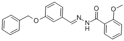 N'-[3-(benzyloxy)benzylidene]-2-methoxybenzohydrazide CAS#: 405153-19-7