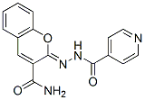 N-[(3-carbamoylchromen-2-ylidene)amino]pyridine-4-carboxamide CAS#: 5773-97-7