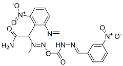 N-[(3-nitrophenyl)methylideneamino]-2-[[(3-nitrophenyl)methylideneamin o]carbamoylmethyl-nitroso-amino]acetamide CAS#: 5436-12-4