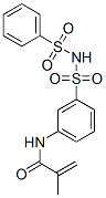N-[3-[[(phenylsulphonyl)amino]sulphonyl]phenyl]methacrylamide CAS#: 47458-36-6