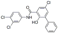 N-(3,4-Dichlorophenyl)-5-chloro-2-hydroxy[1,1'-biphenyl]-3-carboxamide CAS#: 5212-99-7