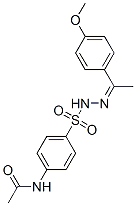 N-[4-[[1-(4-methoxyphenyl)ethylideneamino]sulfamoyl]phenyl]acetamide CAS#: 5448-98-6
