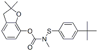 N-[[4-(1,1-Dimethylethyl)phenyl]thio]-N-methylcarbamic acid 2,3-dihydro-2,2-dimethylbenzofuran-7-yl ester CAS#: 50539-70-3