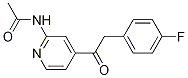 N-{4-[2-(4-Fluorophenyl)-acetyl]-pyridin-2-yl}-acetaMide CAS#: 452056-81-4